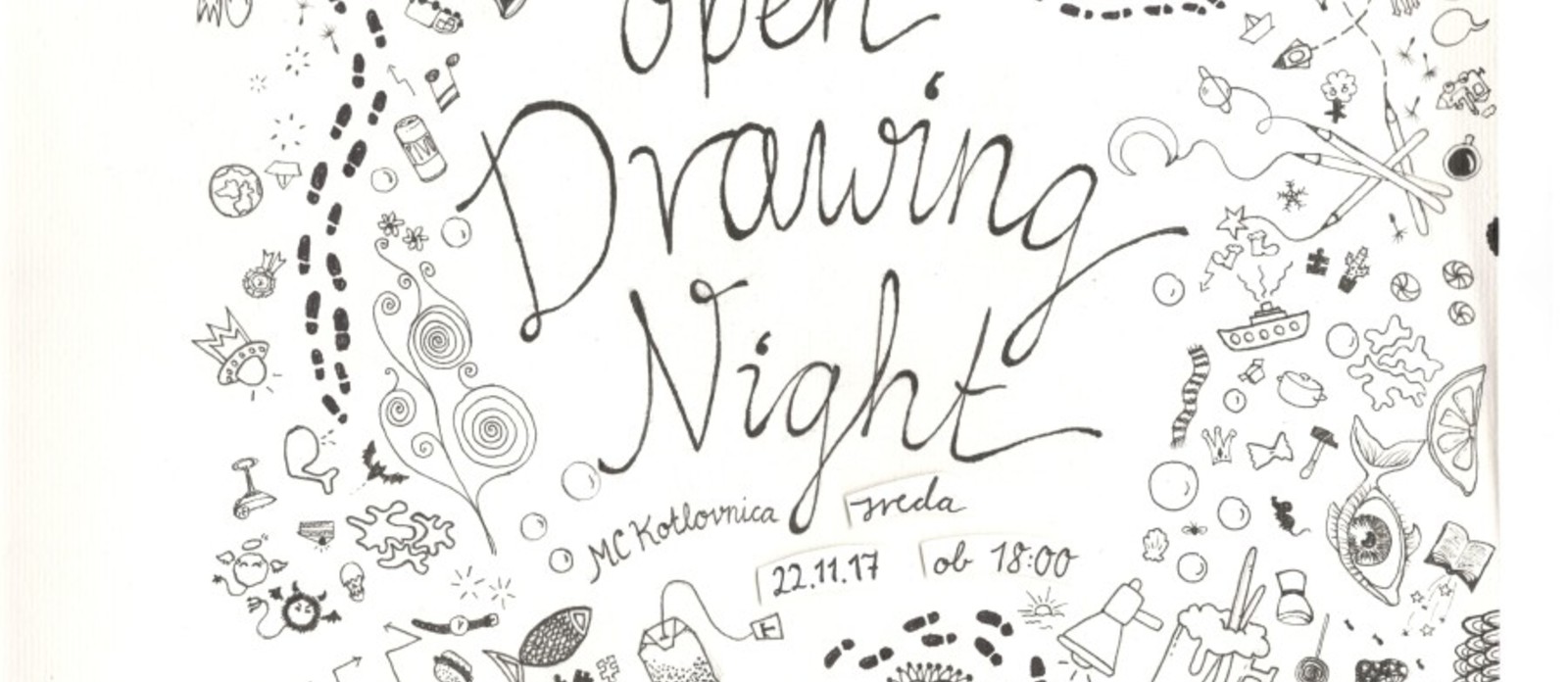Open drawing night / Odprti termin za risanje
