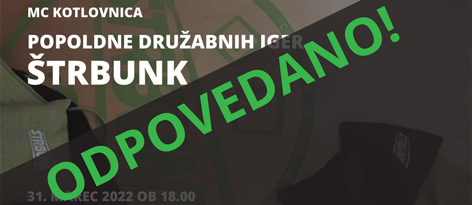 ODPOVEDANO! Popoldne družabnih iger: Štrbunk