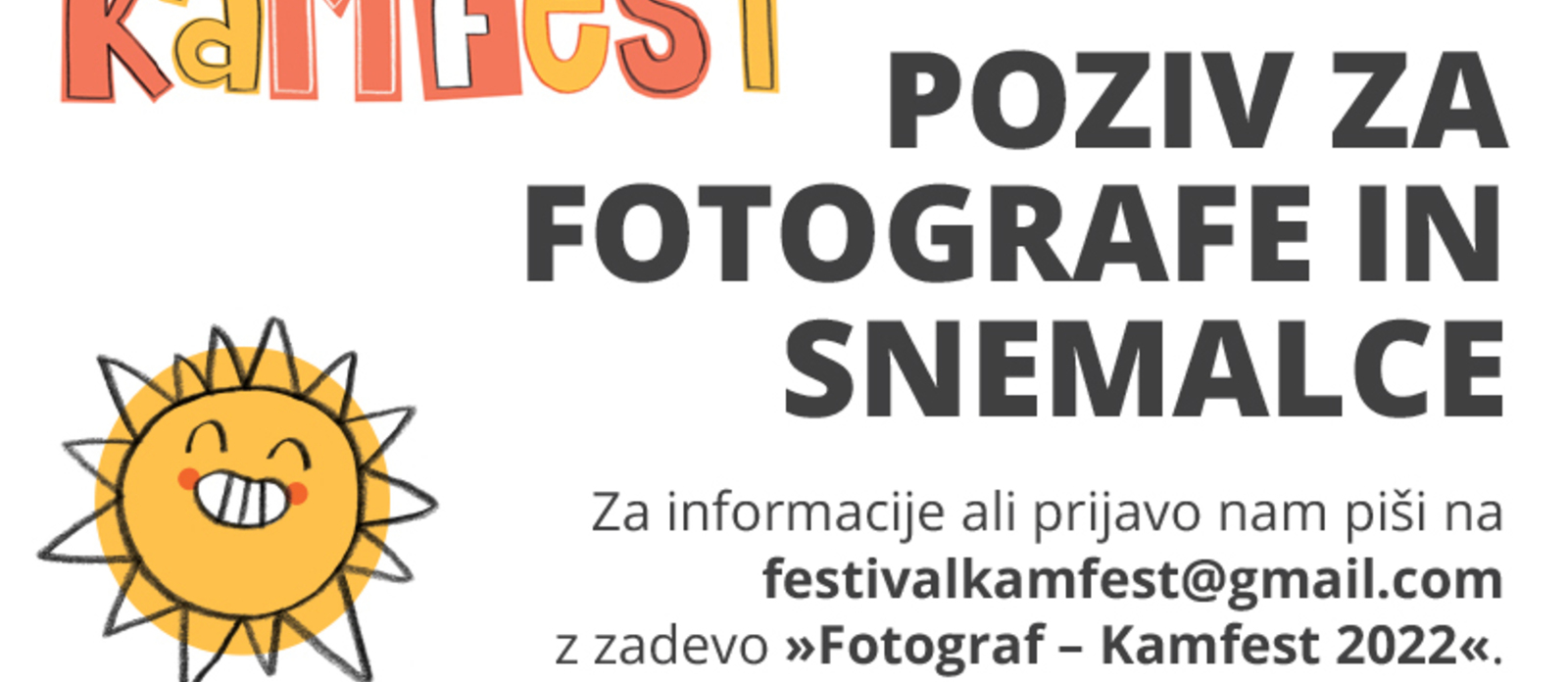 Fotografska delavnica na Kamfestu