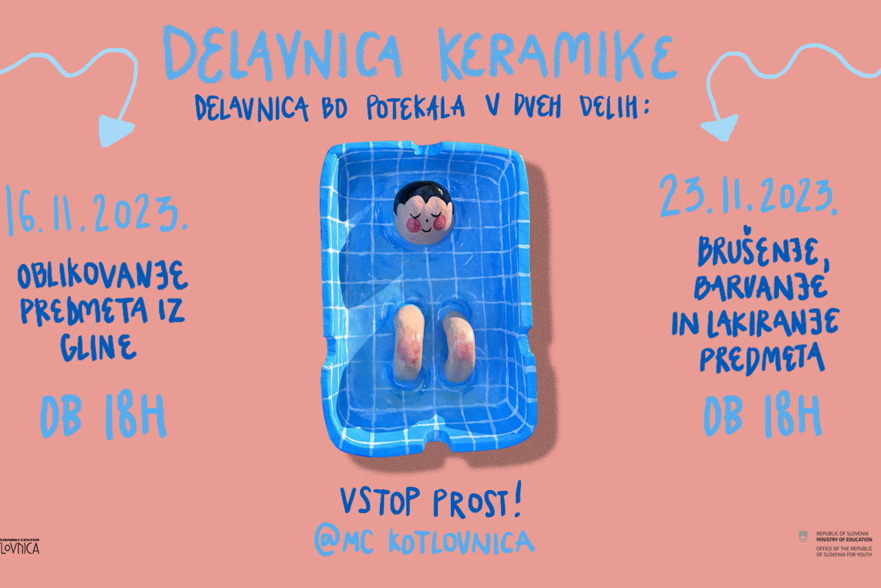 Delavnica keramike – ZAPOLNJENO