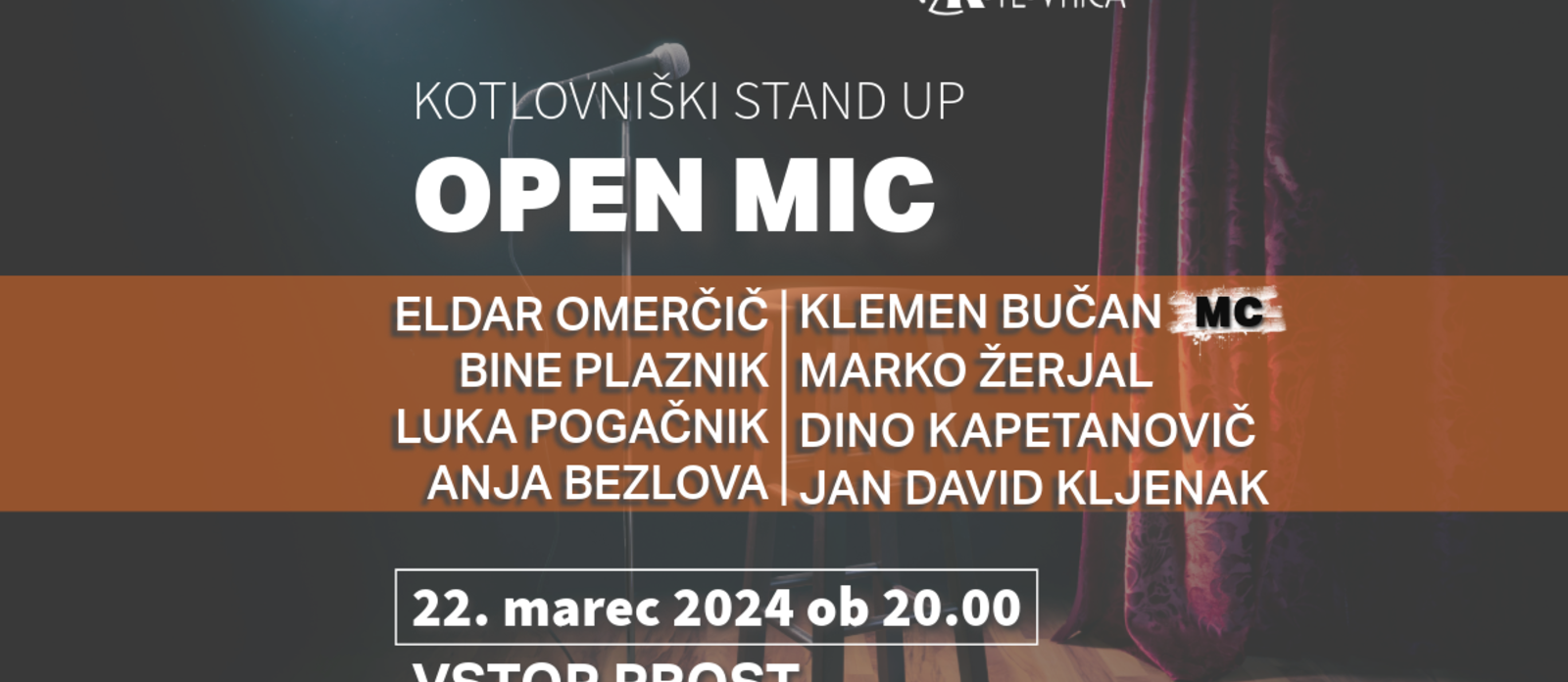 Kotlovniški stand up: Open mic