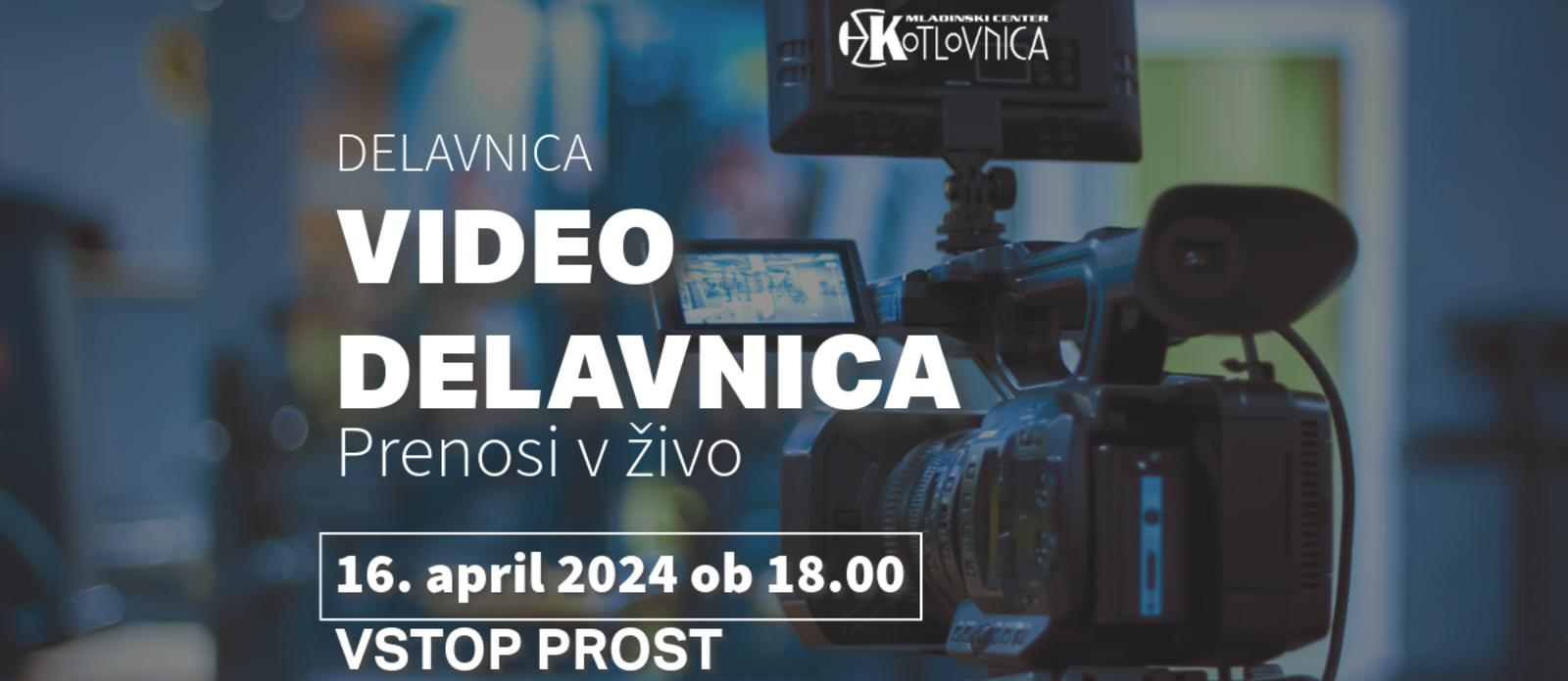 Video delavnica: prenosi v živo