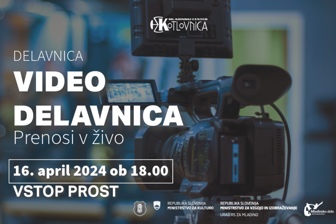 Video delavnica: prenosi v živo