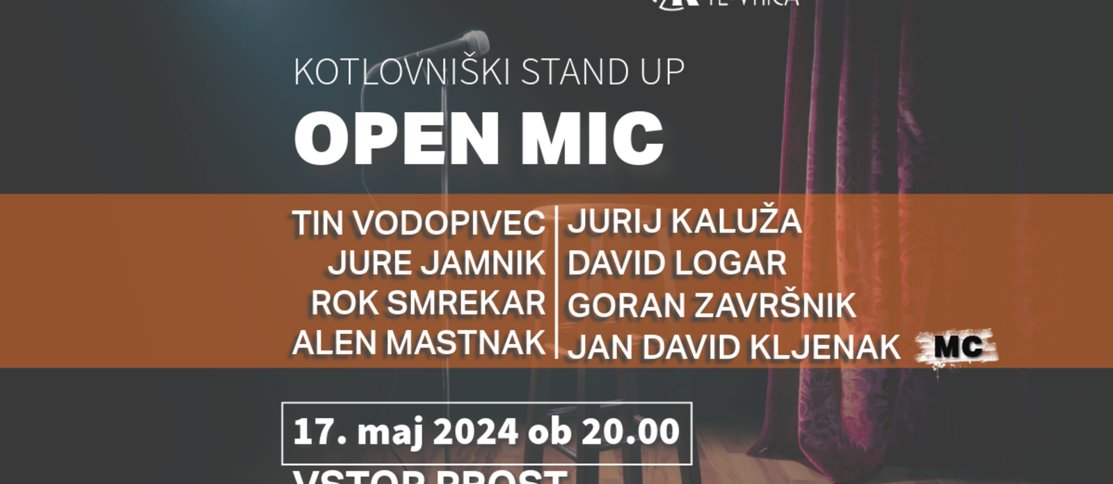 Kotlovniški standup: Open mic