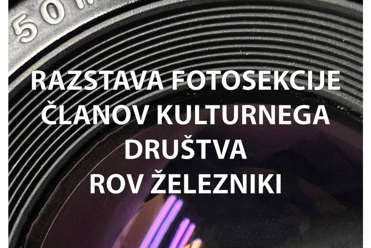 Otvoritev razstave članov fotosekcije KD Rov Železniki