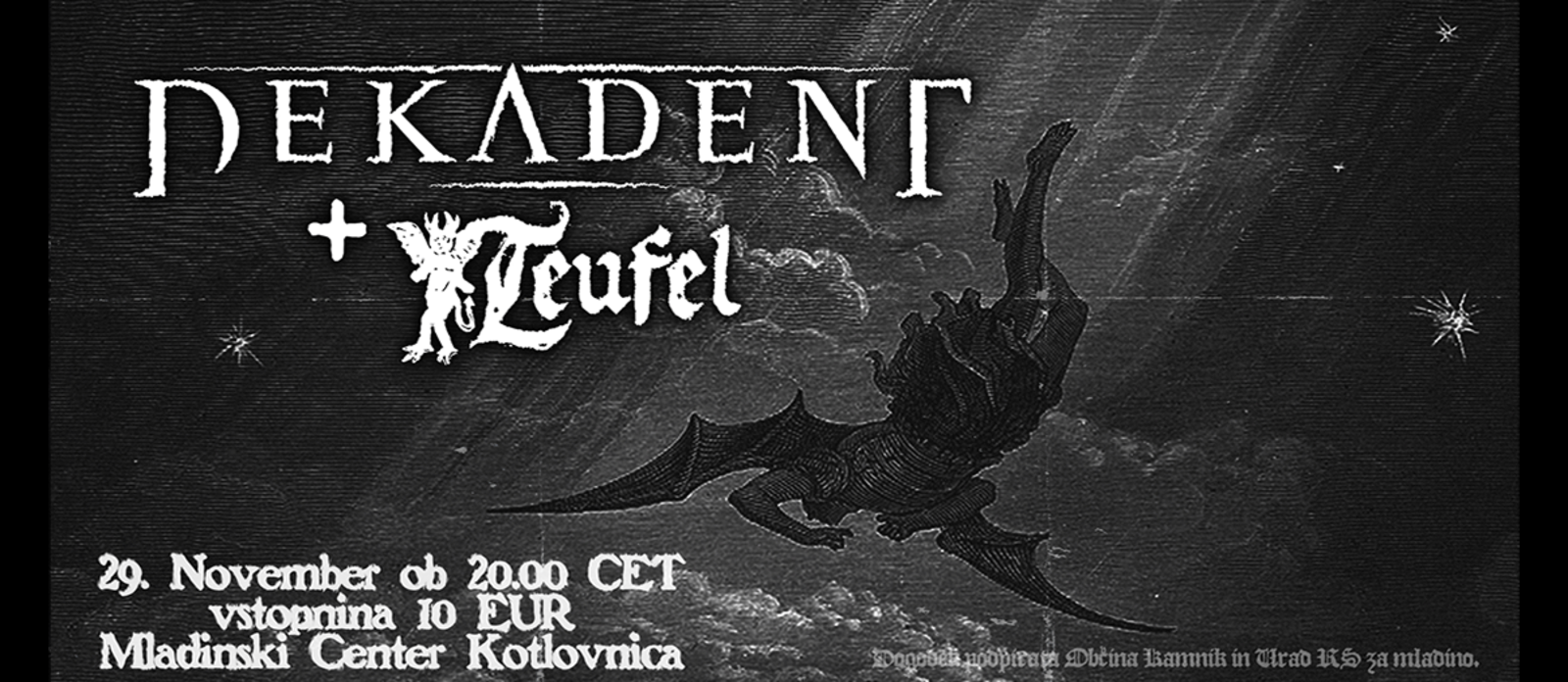 Metal koncert: Dekadent