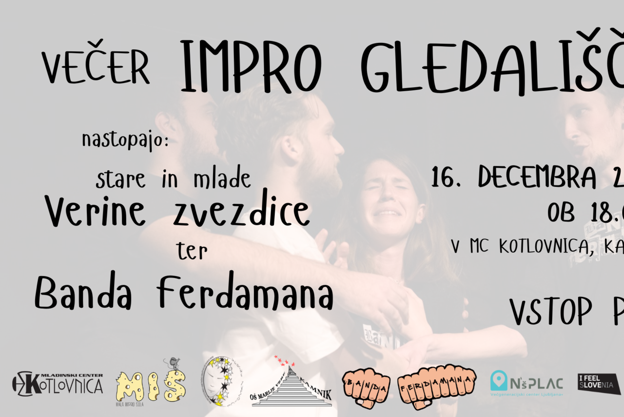 Večer impro gledališča: Verine zvezdice in Banda Ferdamana