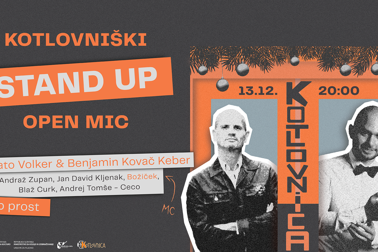 Praznično-novoletni kotlovniški standup: Open mic