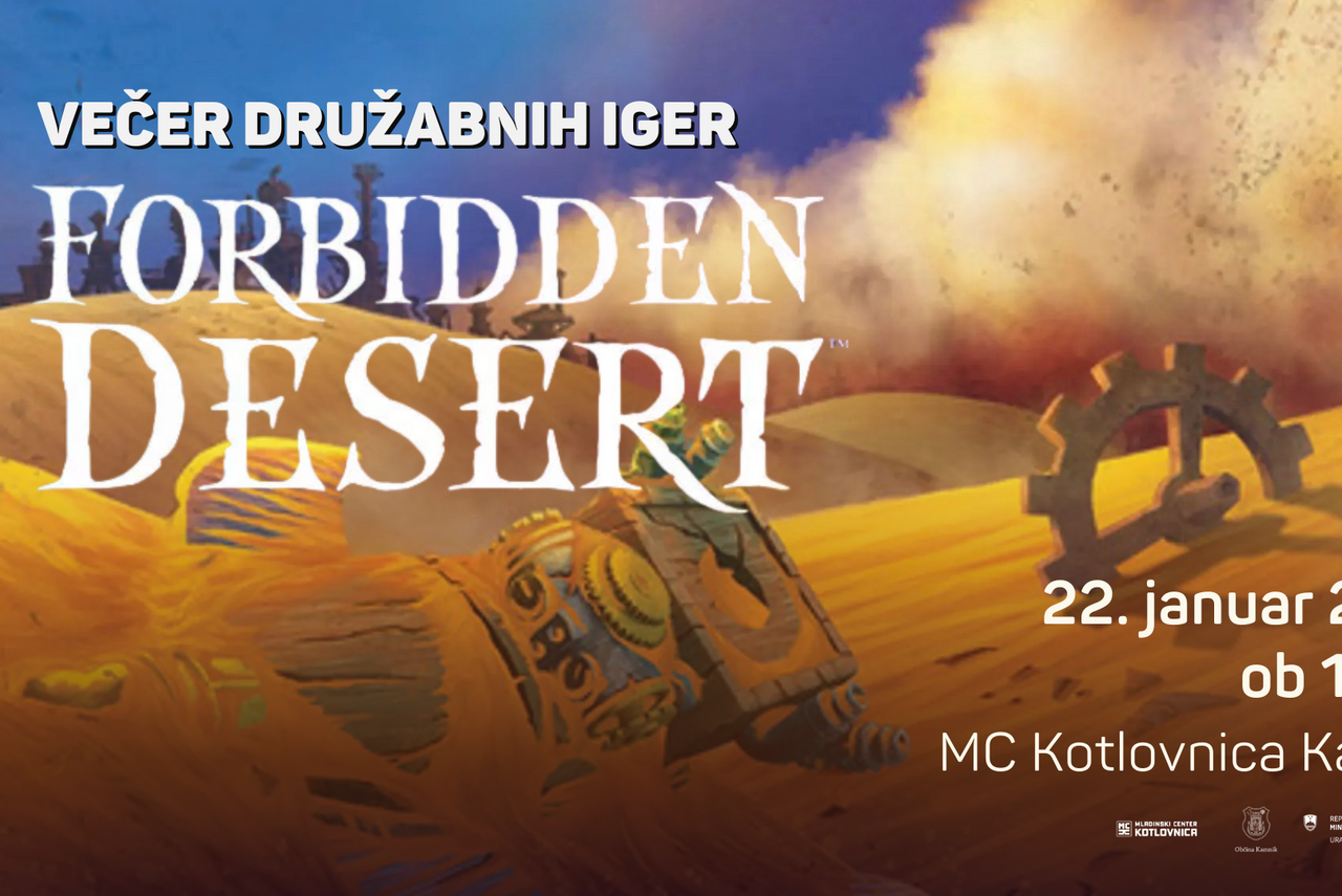 Večer družabnih iger: Forbidden desert