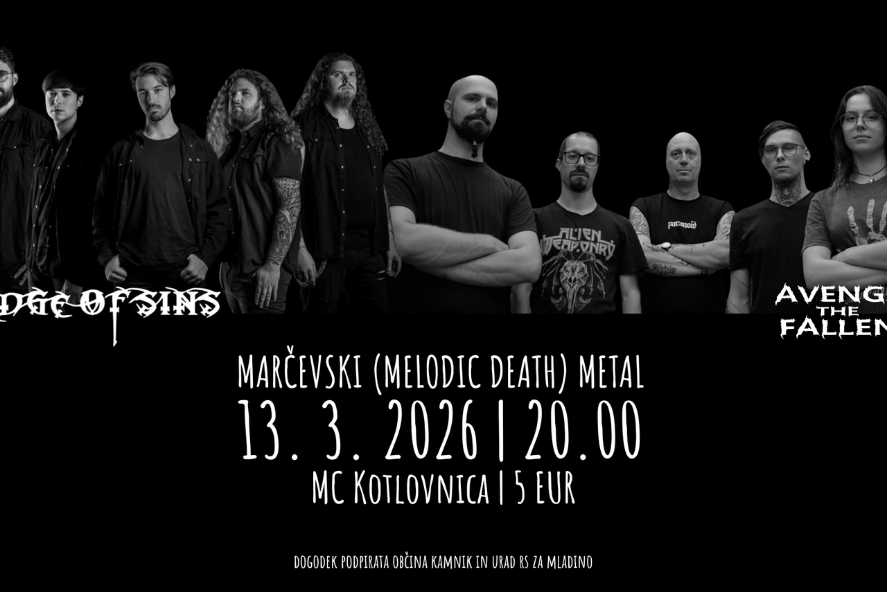 Marčevski metal: Edge of Sins + Avenge the Fallen