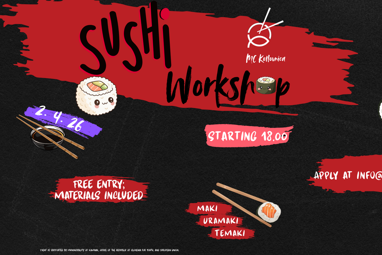 Sushi workshop 2 – delavnica priprave sušija
