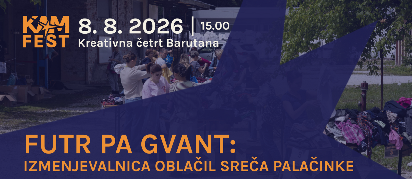 Futr pa gvant: izmenjevalnica oblačil sreča palačinke | Kreativna četrt Barutana