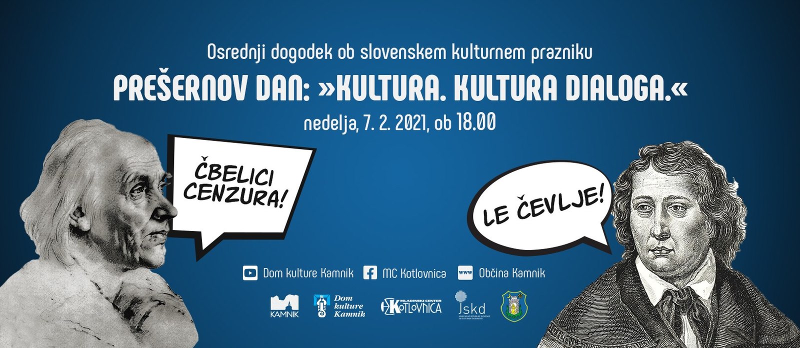 Prešernov dan: »Kultura. Kultura dialoga.«