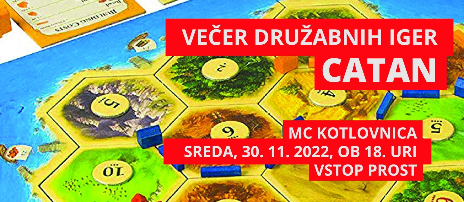 Večer družabnih iger: Catan