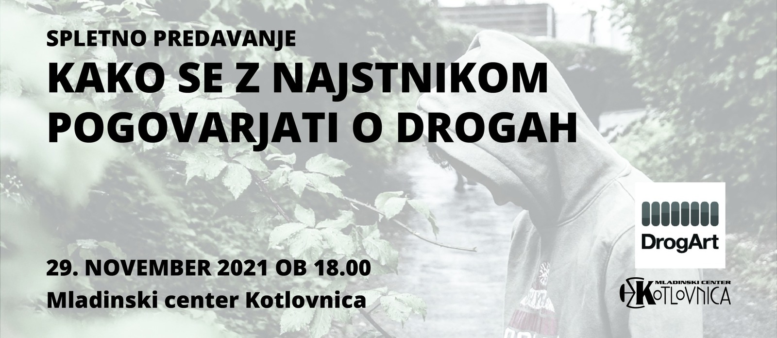 Predavanja za starše – Kako se z najstnikom pogovarjati o drogah - ODPOVEDANO!