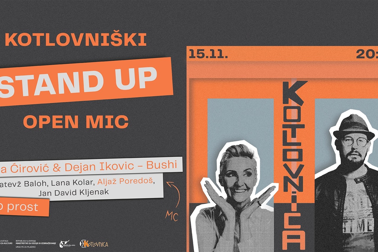 Kotlovniški standup: Open mic