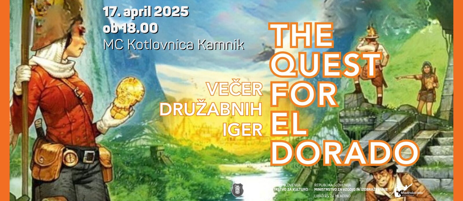 Večer družabnih iger: The Quest for El Dorado