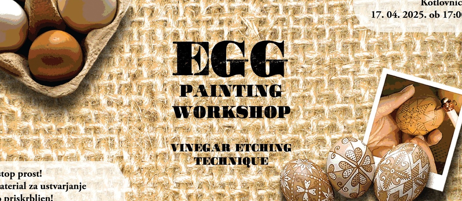 Delavnica barvanja jajc »Tojásfestés workshop«