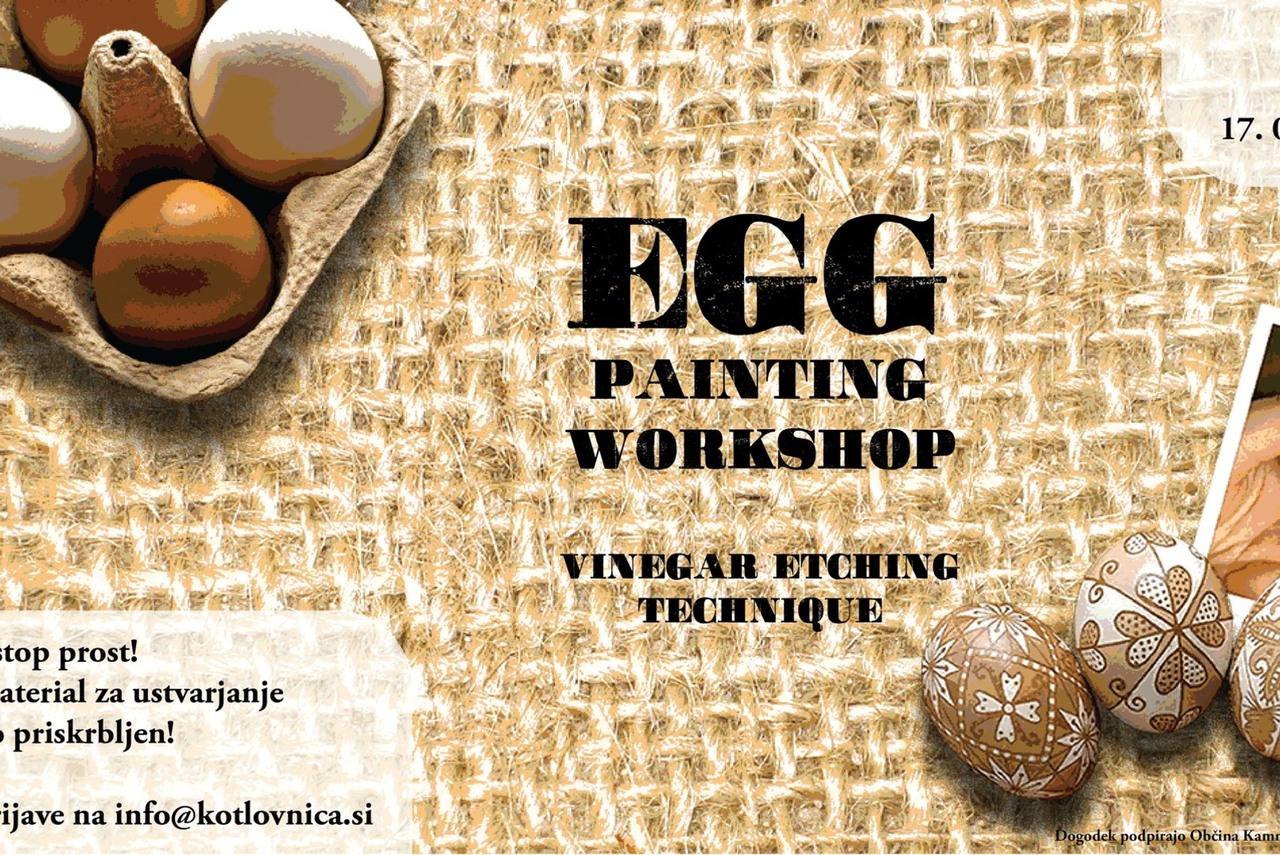 Delavnica barvanja jajc »Tojásfestés workshop«