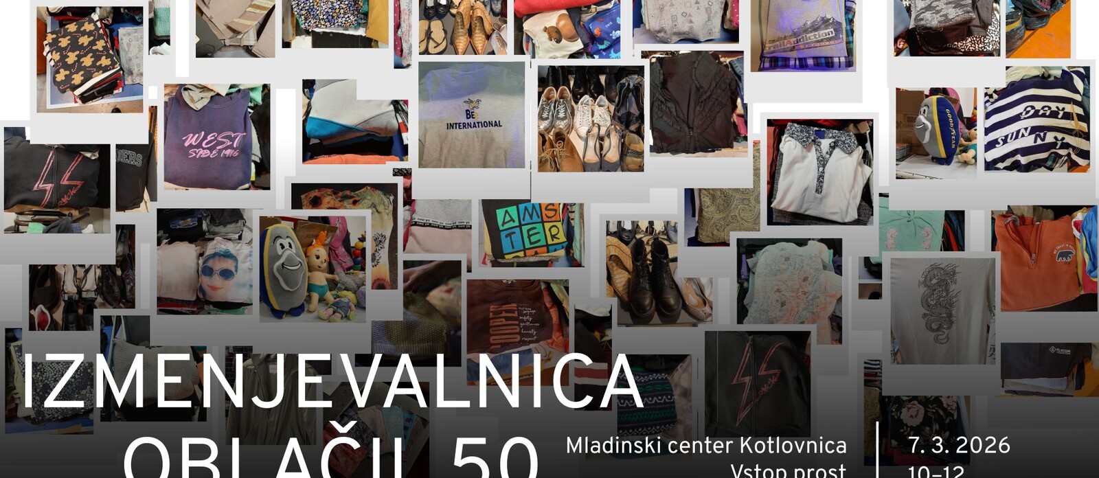 Izmenjevalnica oblačil 50