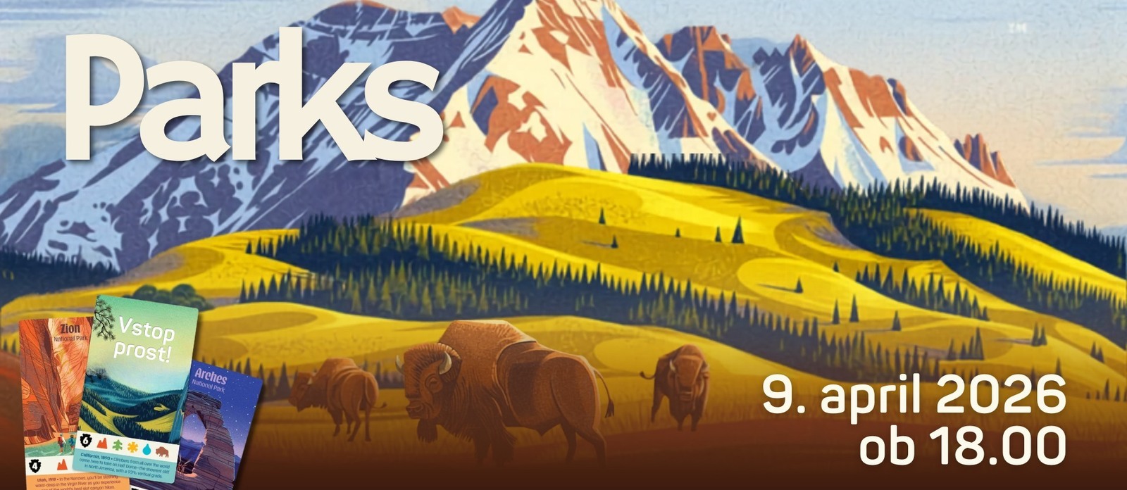 Večer družabnih iger: Parks (druga izdaja)