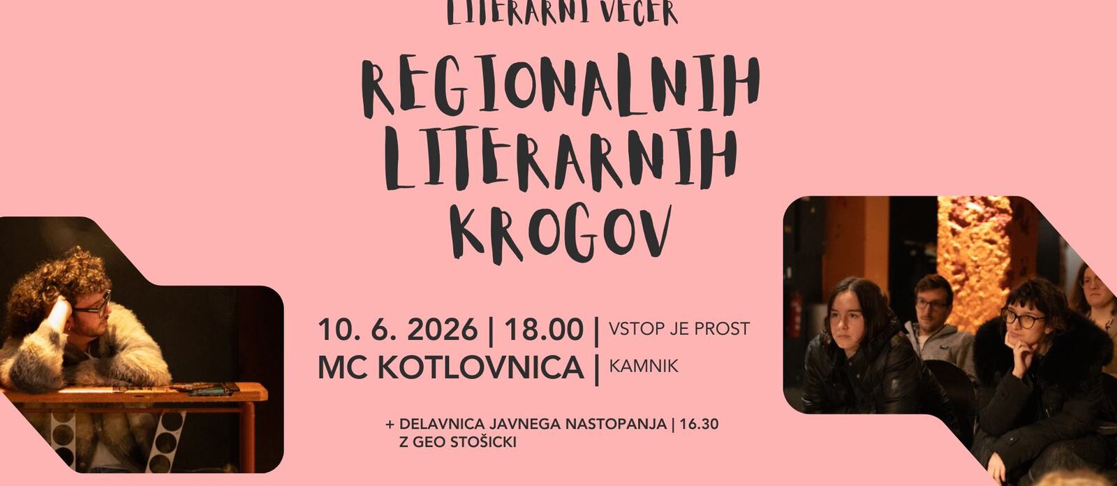 Literarni večer regionalnih literarnih krogov