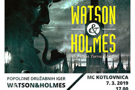 Popoldne družabnih iger: Watson & Holmes in Bang! The Dice game