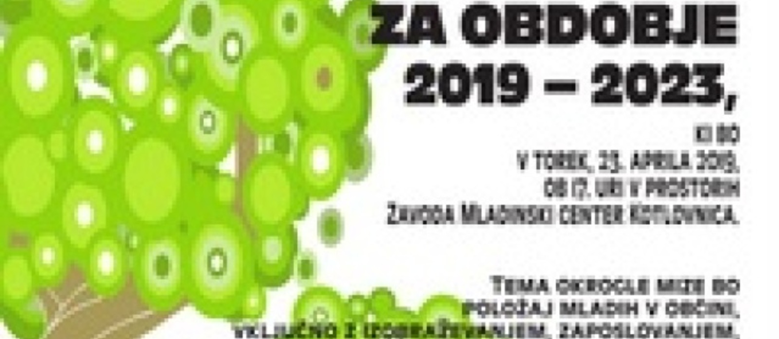 Okrogla miza: Strategija za mlade v občini Kamnik 2019–2023