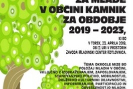 Okrogla miza: Strategija za mlade v občini Kamnik 2019–2023