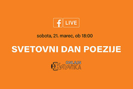 Kotlovnica ONLINE: Svetovni dan poezije