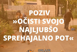 Poziv »Očisti svojo najljubšo lokalno sprehajalno pot!«